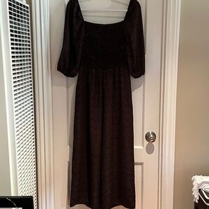 blue blush Smocked Bodice Jumpsuit